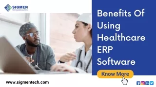 Benefits Of Using Healthcare ERP Software - Sigma HIMS