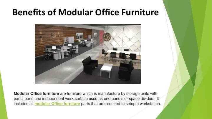 benefits of modular office furniture