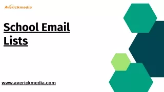 school email lists