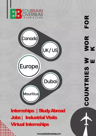 International Internship | Internship Abroad | EduBrain Overseas