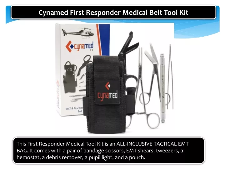 cynamed first responder medical belt tool kit