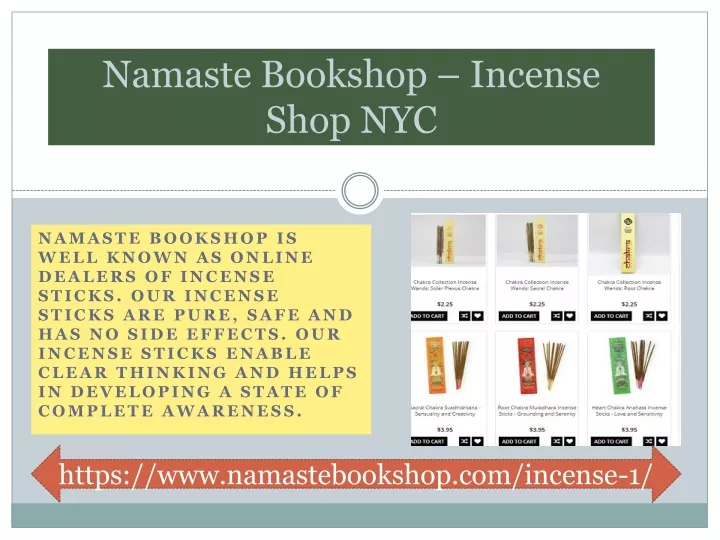 namaste bookshop incense shop nyc