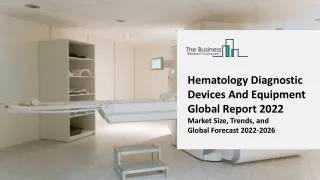 Hematology Diagnostic Devices And Equipment Market 2023-2032