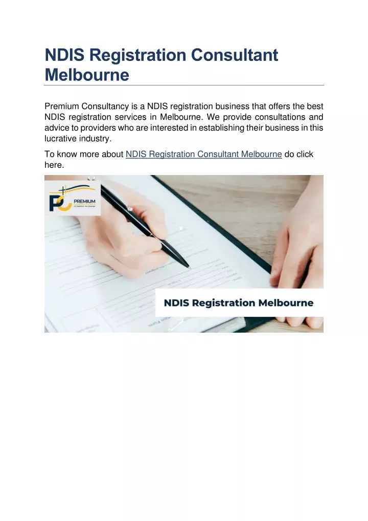 ndis registration consultant melbourne