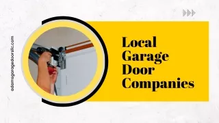 Alexandria’s Top Garage Door Company | Get Garage Door Torsion Spring Repair at