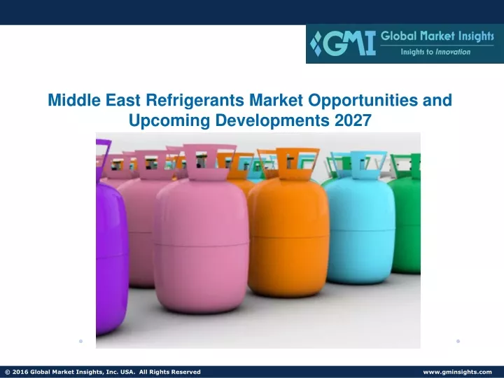 middle east refrigerants market opportunities