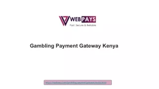 gambling payment gateway kenya