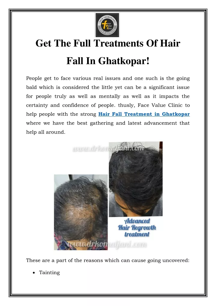 get the full treatments of hair