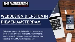 webdesign diensten in Diemen Amsterdam