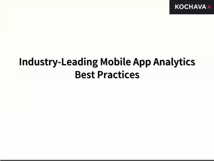 industry leading mobile app analytics best