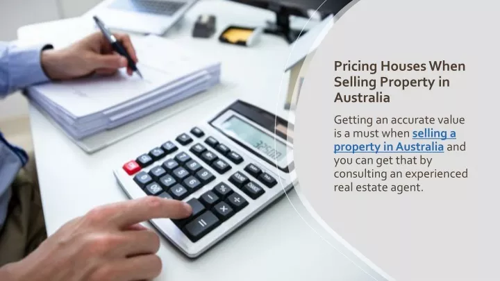 pricing houses when selling property in australia