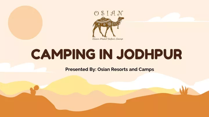 camping in jodhpur