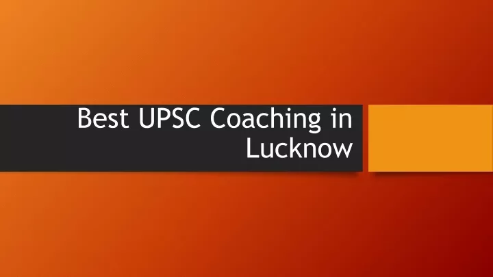 best upsc coaching in lucknow