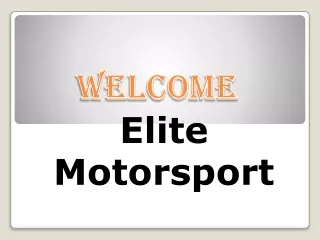 welcome