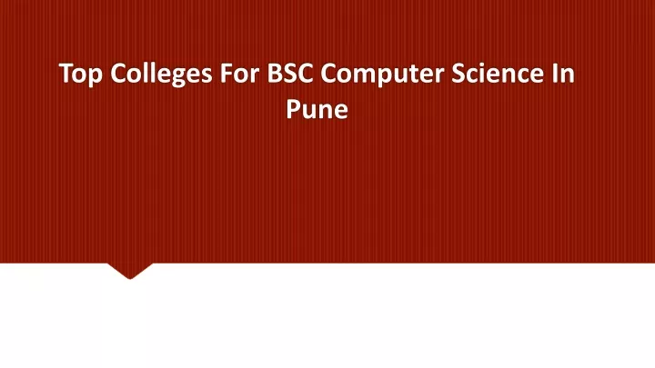 Colleges For Bsc Computer Science Colleges For Bsc Computer Science