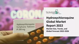 hydroxychloroquine global market report 2022