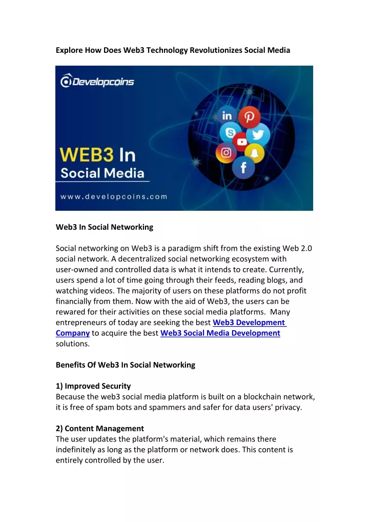 explore how does web3 technology revolutionizes