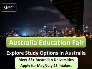 Australia Education Fair By SIEC