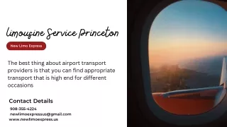 Know More About The Limousine Service in Princeton