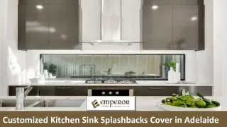 Customized Kitchen Sink Splashbacks Cover in Adelaide