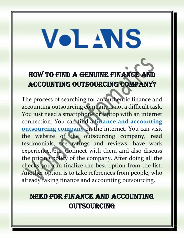 how to find a genuine finance and how to find