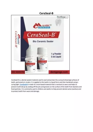ceraseal b