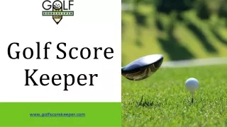 Golf Score Keeper | golfscorekeeper.com