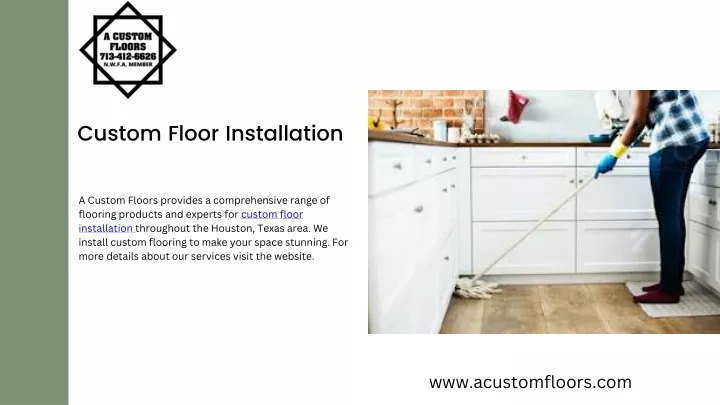 custom floor installation