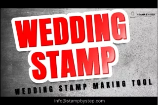 Personalised Wedding Stamps| Wedding Stamp Maker.