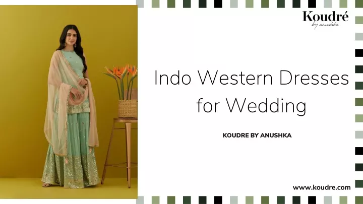 indo western dresses for wedding