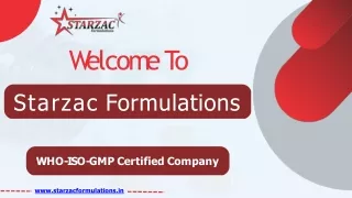 Starzac Formulations