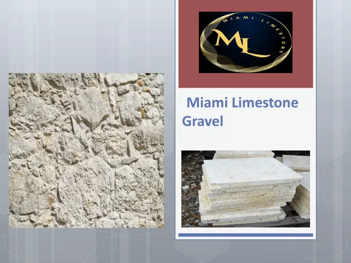 miami limestone gravel