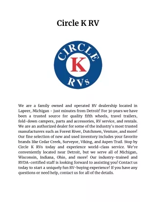 Circle K RV