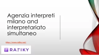 Agenzia interpreti milano and interpretariato simultaneo