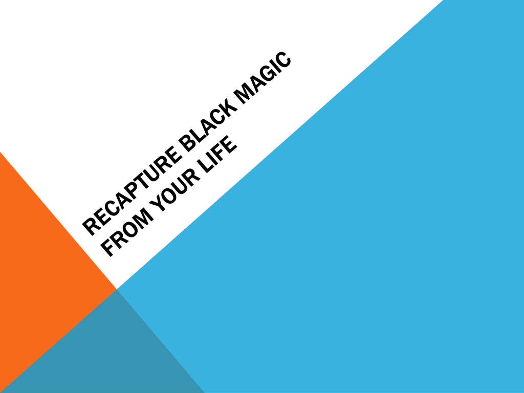 PPT - Black Magic From PowerPoint Presentation, free download - ID:11874807