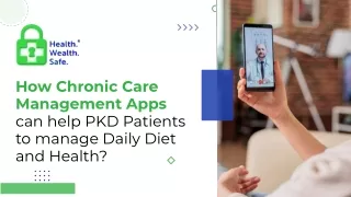 How Chronic Care Management Apps can help PKD Patients to manage Daily Diet and Health