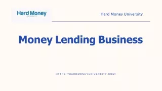 Money lending business