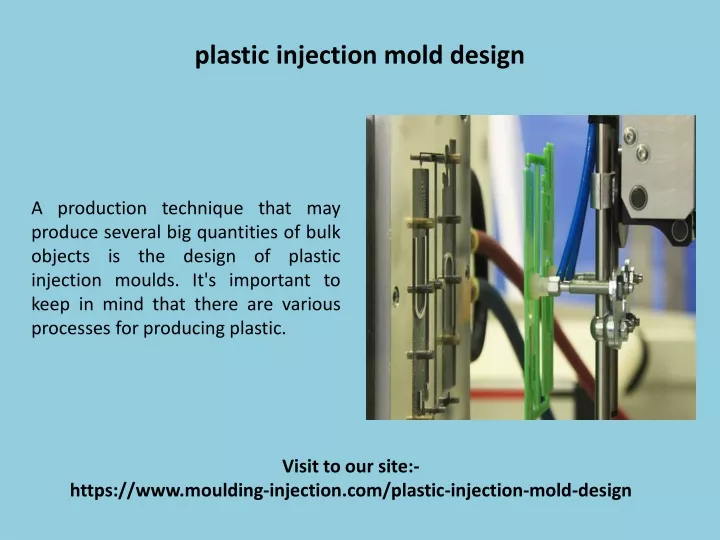 plastic injection mold design