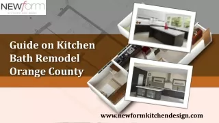 Guide on Kitchen Bath Remodel Orange County