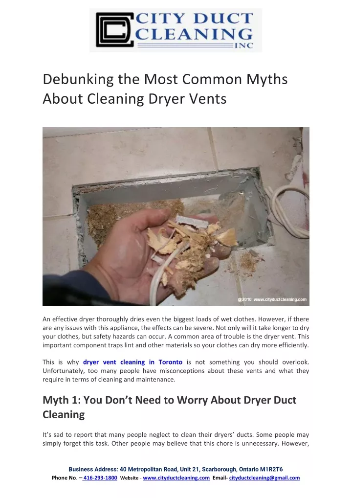 debunking the most common myths about cleaning