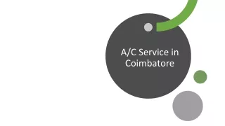 a c service in coimbatore