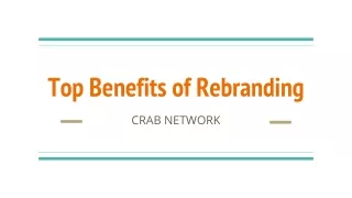 Top Benefits of Rebranding