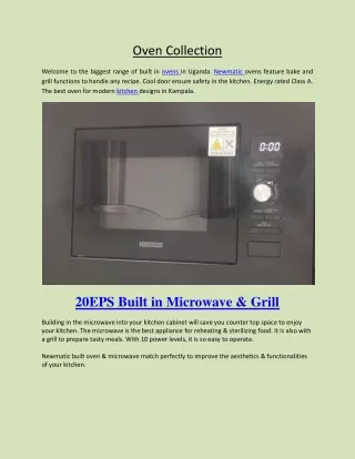 oven collection