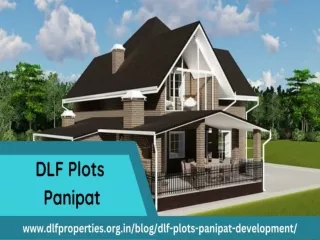 DLF Plots Panipat  Creating real value in property
