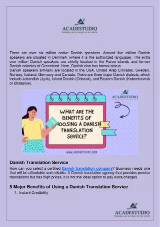 there are over six million native danish speakers