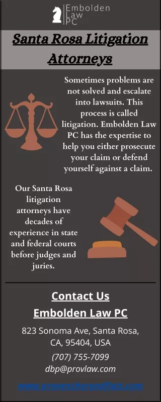Santa Rosa Litigation Attorneys