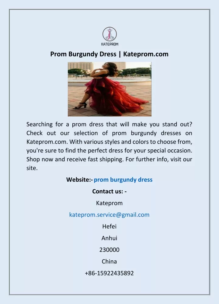 prom burgundy dress kateprom com