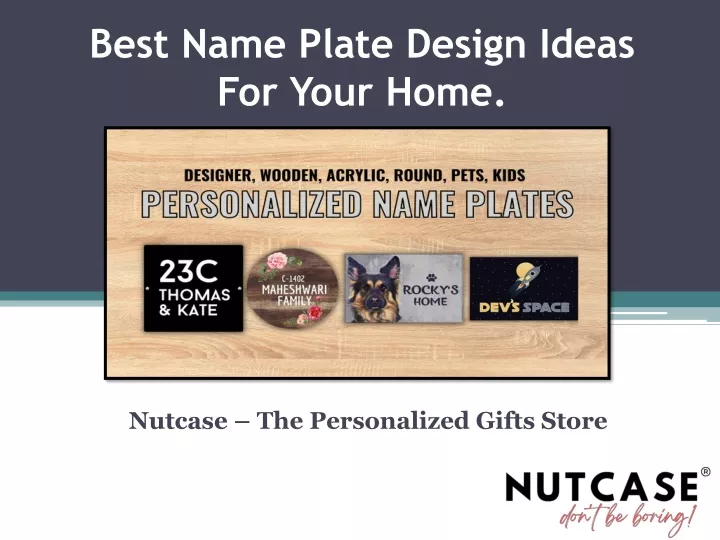best name plate design ideas for your home