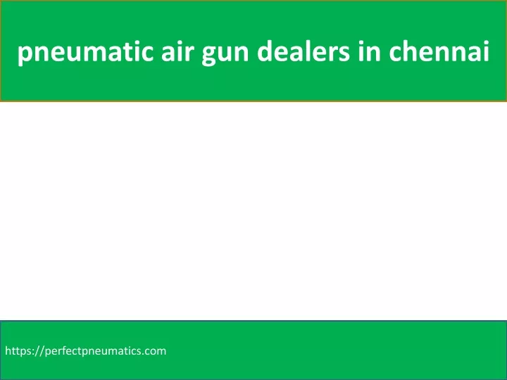 pneumatic air gun dealers in chennai