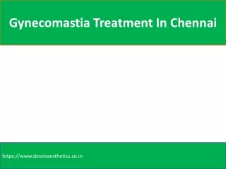 Gynecomastia Treatment In Chennai